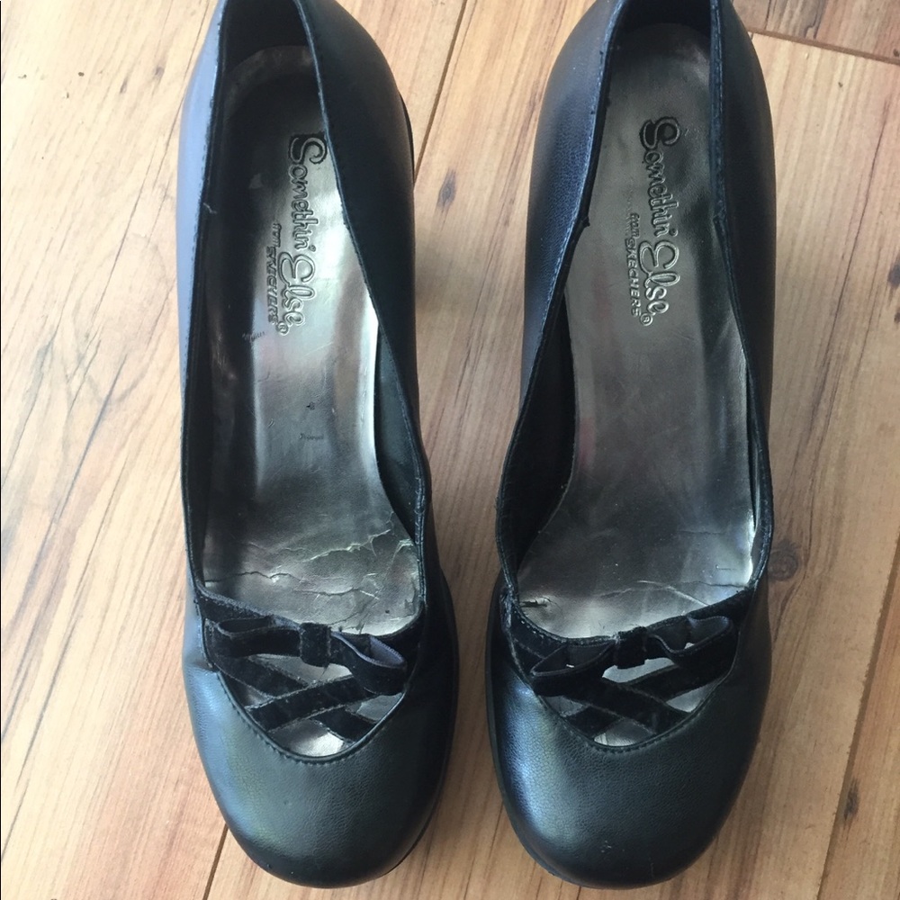Vintage platform 90’s sketchers pump heels Y2k 7.5 - Picture 2 of 8